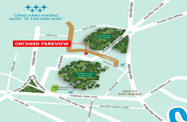 Vị trí Căn hộ Orchard Park View