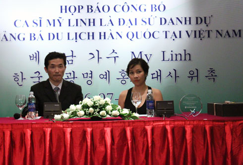 tinhalong108 - Mỹ Linh làm Đại sứ danh dự Hàn Quốc