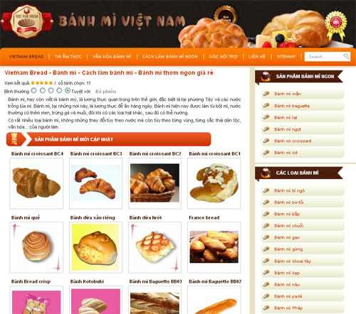 Vietnam Bread – Bánh mì – Cách làm bánh mì – Bánh mì thơm ngon giá rẻ – Giới thiệu website mới