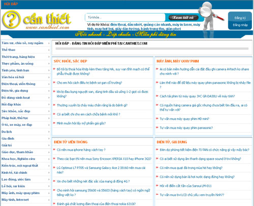 Hỏi đáp – Hỏi đáp miễn phí – Giải đáp thắc mắc – Giới thiệu website mới