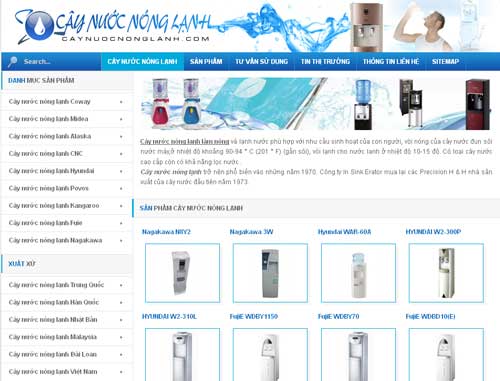 Cây nước nóng lạnh – Bình nước nóng lạnh – Mua bán cây nước nóng lạnh giá tốt – Giới thiệu website mới