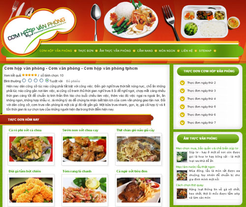Cơm hộp văn phòng – Cơm văn phòng – Cơm hộp văn phòng tphcm – Giới thiệu website mới