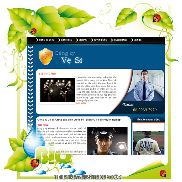 Công Ty Vệ Sĩ – Dịch Vụ Vệ Sĩ – Giới thiệu website mới