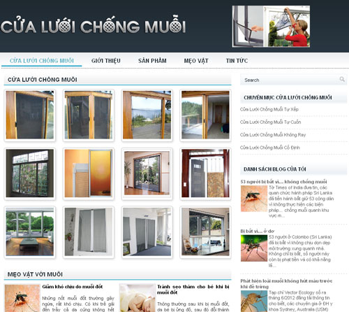 Cửa Lưới Chống Muỗi – Lưới Chống Muỗi – Giới thiệu website mới