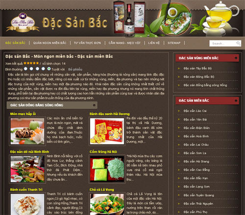 Đặc sản Bắc – Món ngon miền bắc – Đặc sản miền Bắc – Giới thiệu website mới