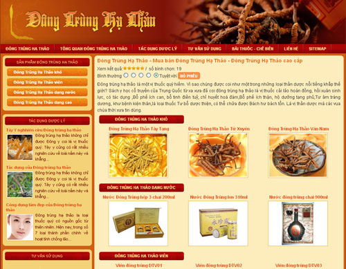 Đông Trùng Hạ Thảo – Mua bán Đông Trùng Hạ Thảo – Đông Trùng Hạ Thảo cao cấp – Giới thiệu website mới