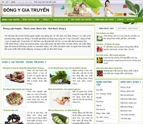 Đông y gia truyền – Thuốc nam, thuốc bắc – Bài thuốc đông y – Giới thiệu website mới