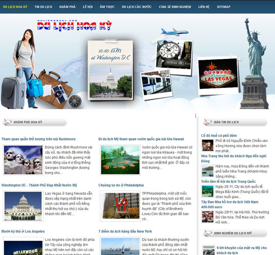 Du lịch Hoa Kỳ – Dịch vụ du lịch Mỹ – Tour du lịch Hoa Kỳ giá rẻ – Giới thiệu website mới