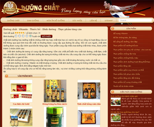 Dưỡng chất – Vitamin – Thuốc bổ – Dinh dưỡng – Thực phẩm tăng cân – Giới thiệu website mới