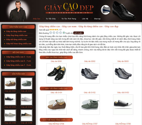 Giày tăng chiều cao – Giày cao nam – Giày da tăng chiều cao – Giày cao đẹp – Giới thiệu website mới