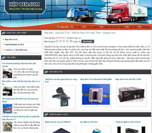 Hộp đen – Hộp đen định vị GPS – Giới thiệu website mới