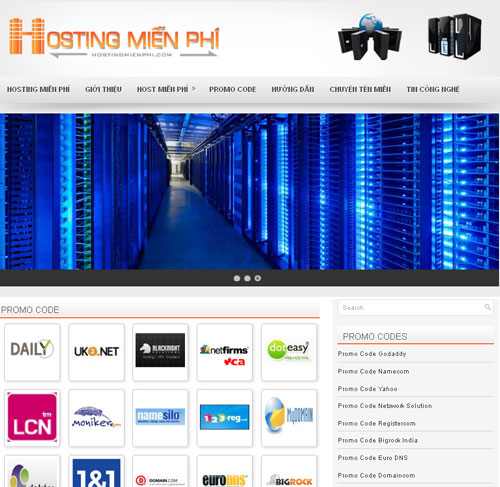 Hosting miễn phí – Host miễn phí – Giới thiệu website mới