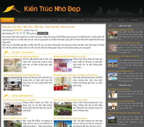 Kiến trúc nhà đẹp – Mẫu nhà – Nhà đẹp – Mẫu biệt thự – Mẫu nhà phố – Giới thiệu website mới