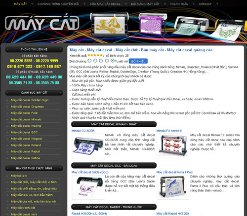 Máy cắt – Máy cắt decal – Máy cắt chữ – Bán máy cắt – Máy cắt decal quảng cáo – Giới thiệu website mới