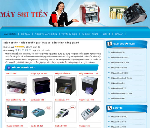 Máy soi tiền – máy soi tiền giả – Máy soi tiền chính hãng giá rẻ – Giới thiệu website mới