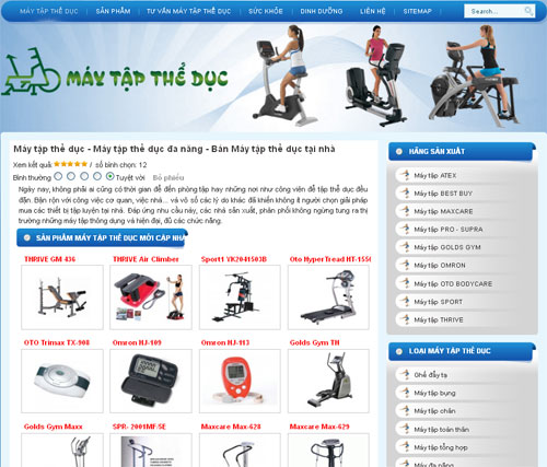 Máy tập thể dục – Máy tập thể dục đa năng – Bán Máy tập thể dục tại nhà – Giới thiệu website mới