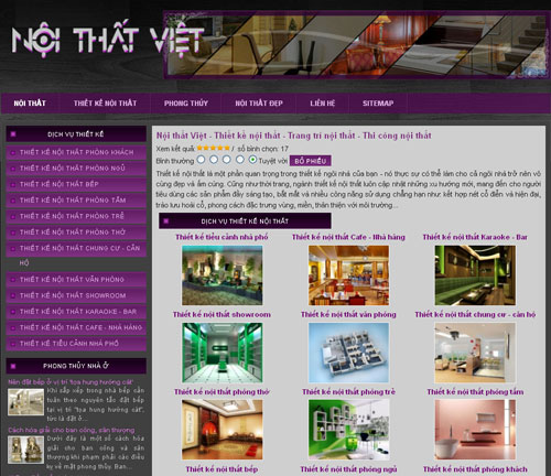 Nội thất Việt – Thiết kế nội thất – Trang trí nội thất – Thi công nội thất – Giới thiệu website mới