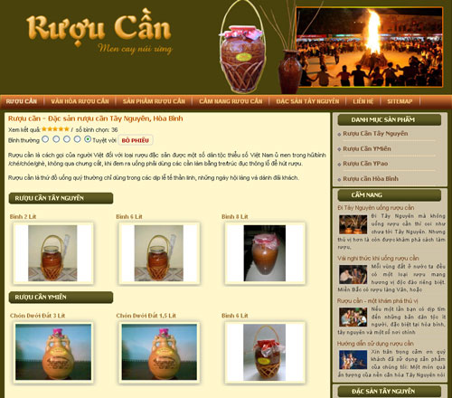 Rượu cần – Đặc sản rượu cần Tây Nguyên, Hòa Bình – Giới thiệu website mới
