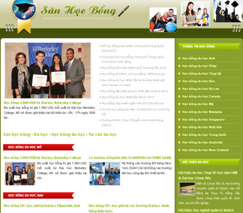 Săn học bổng – Du học – Học bổng du học – Tư vấn du học – Giới thiệu website mới