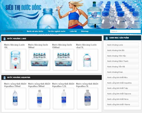 Siêu thị nước uống – Nước khoáng tinh chất – Nước suối  – sieuthinuocuong.com – Giới thiệu website mới