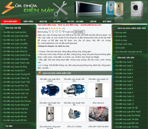 Sửa chữa điện máy – Dịch vụ sửa điện máy – suachuadienmay.com – Giới thiệu website mới