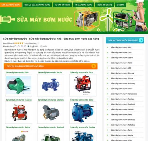 Sửa máy bơm nước – Sửa máy bơm nước tại nhà – Sửa máy bơm nước các hãng – Giới thiệu website mới