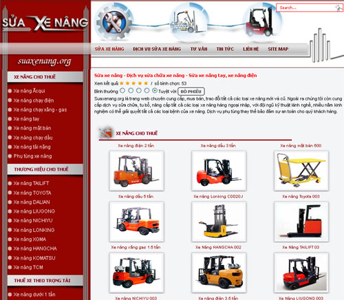 Sửa xe nâng – Dịch vụ sửa chữa xe nâng – Sửa xe nâng tay, xe nâng điện – Giới thiệu website mới
