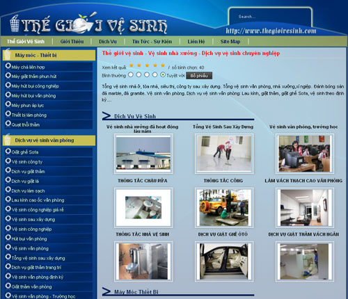 Thế giới vệ sinh – Vệ sinh nhà xưởng – Dịch vụ vệ sinh chuyên nghiệp – Giới thiệu website mới