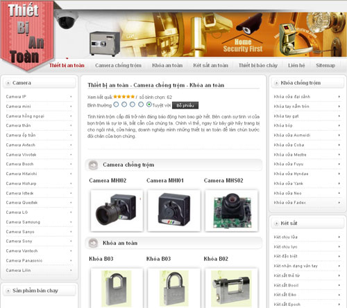 Thiết bị an toàn – Thiết bị chốm trộm, chống cháy – ThietBiAnToan.net – Giới thiệu website mới
