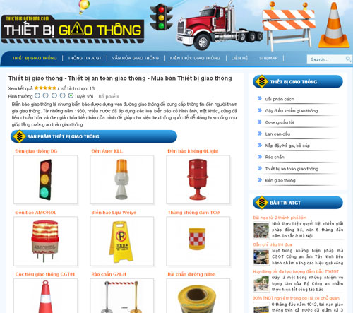 Thiết bị giao thông – Thiết bị an toàn giao thông – Mua bán Thiết bị giao thông – Giới thiệu website mới