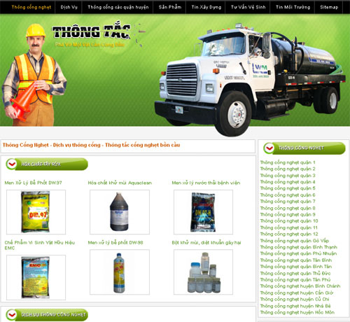 Thông Cống Nghẹt – Dịch vụ thông cống – Thông tắc cống nghẹt bồn cầu – Giới thiệu website mới