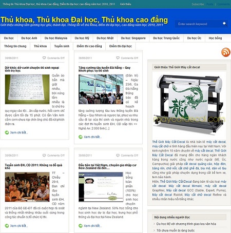 Thủ Khoa –  Thông tin về thủ khoa – Giới thiệu website mới