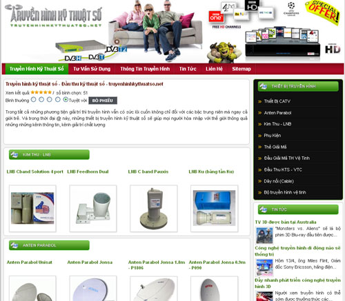 Truyền hình kỹ thuật số – Đầu thu kỹ thuật số – truyenhinhkythuatso.net – Giới thiệu website mới