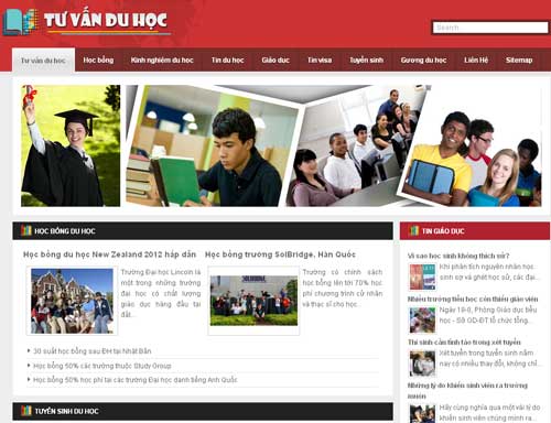 Tư vấn du học – Thông tin du học – Học bổng du học – tuvanduhoc.net – Giới thiệu website mới