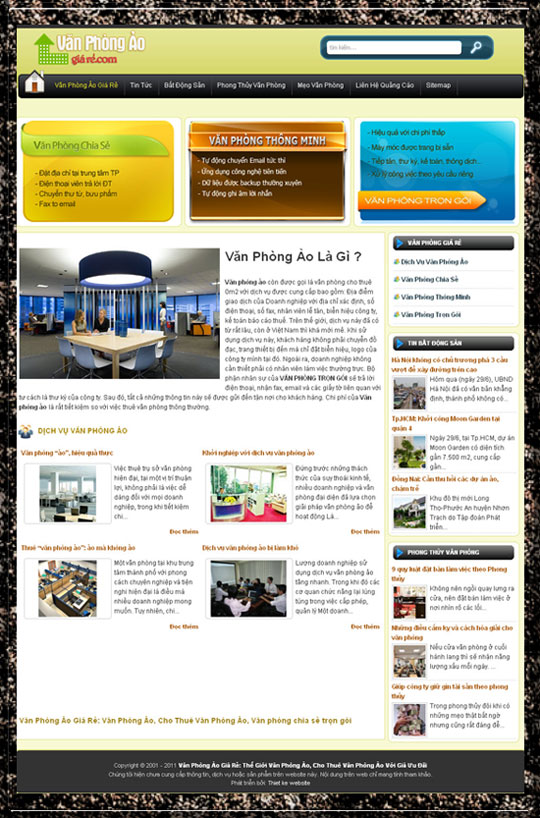 Văn phòng ảo giá rẻ – Giới thiệu website mới