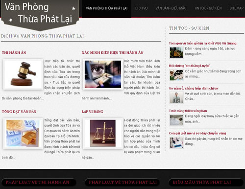Văn phòng thừa phát lại – Dịch vụ thừa phát lại – VanPhongThuaPhatLai.com – Giới thiệu website mới