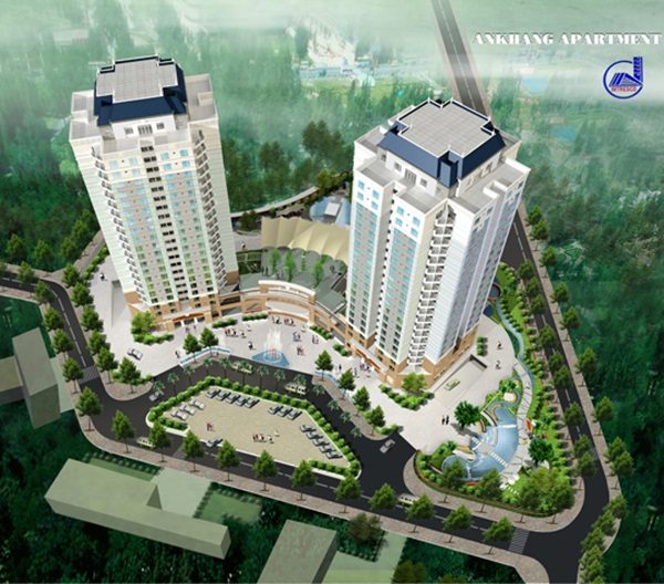 phoi canh an khang Apartment 600x528 - Khu căn hộ An Khang Apartment – Quận 2