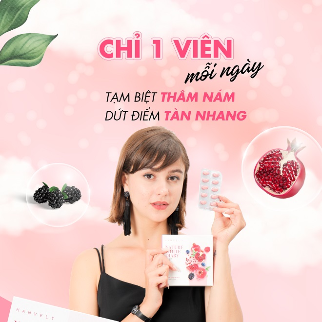 Viên uống trắng da có tốt không - Review viên uống Hanvely Hàn Quốc cach dung vien uong trang da hanvely - Viên uống trắng da có tốt không - Review viên uống Hanvely Hàn Quốc