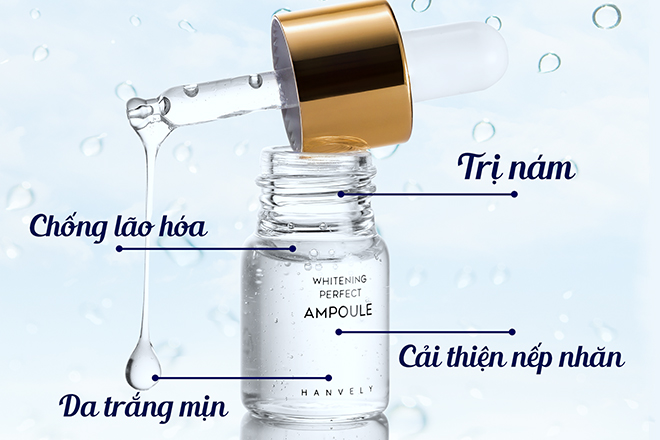 cong dung chong lao hoa whitening perfect ampoule - Serum chống lão hóa cho tuổi 25: Hướng dẫn cách sử dụng tốt nhất