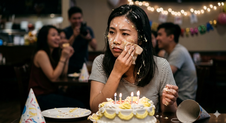 Bôi bánh kem lên mặt chủ nhân tiệc sinh nhật, thô lỗ vậy sao gọi là đùa vui