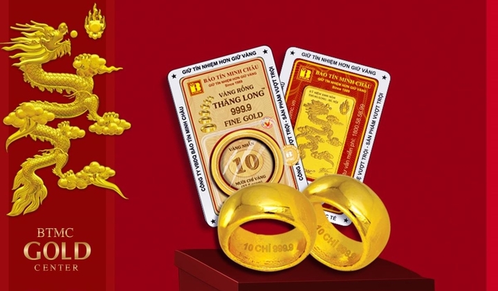 Giá vàng miếng Bảo Tín Minh Châu hôm nay